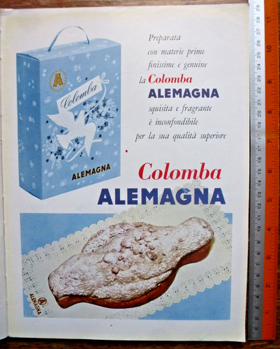 Pubblicità colomba alemagna - pubblicità,