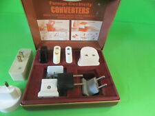 Set 11 Pezzi Adattatore Spina Presa Italia Usa Inglese COME DA FOTO