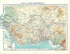 Carta geografica AFRICA