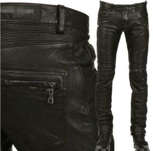 Pantalone uomo pelle punk - uomo,