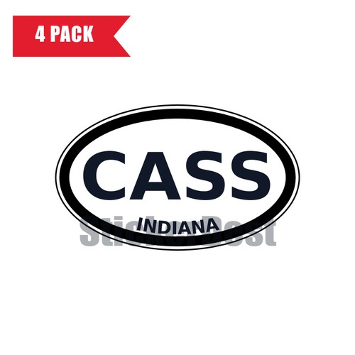 Adesivo ovale indiana - adesivo, cass