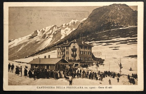 Cartolina cantoniera della - cantoniera,