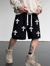 pantaloncini neri uomo stile Palm Angels