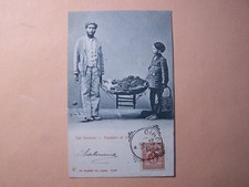 Tipi Siciliani Venditori di Uva  (Agrigento)  Cartolina d'epoca -Formato piccolo