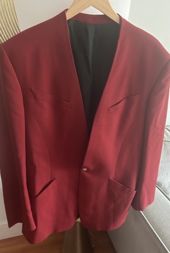 Giacca sartoriale rossa