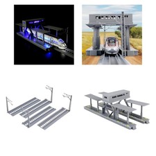 Modello di binario del treno
