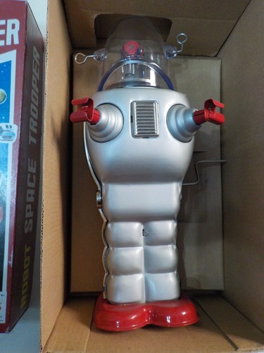 Robot vintage space trooper - vintage,