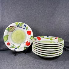 Set of 8 Varm Ceramica Italy