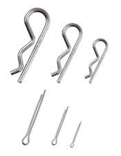 COPIGLIE IN ACCIAIO INOX VARI DIAMETRI E LUNGHEZZE COPPIGLIA SICUREZZA CARDANI