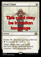 MTG ORIM's CHANT EXC - CANTO DI ORIM 265 - MH3 - MAGIC