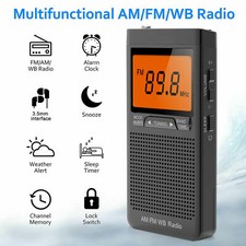 Radio AM FM Radio a Batteria