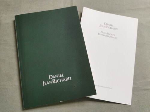 Jeanrichard warranty booklet - jeanrichard,