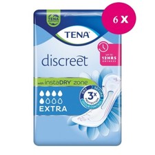 Assorbenti incontinenza Tena lady Discreet EXTRA  5 gocce 6 pacchi da 10 pezzi