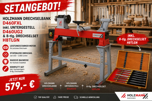Holzmann d460fxl tornio legno - d460fxl,
