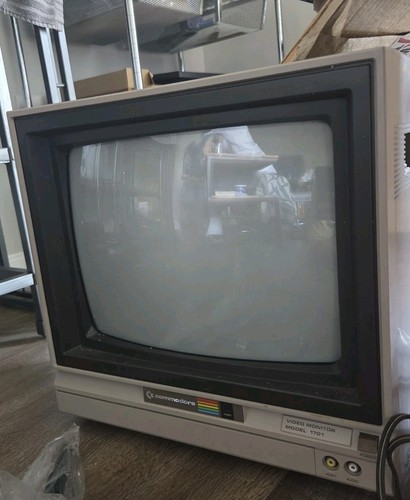 Commodore 1701 monitor crt - commodore,