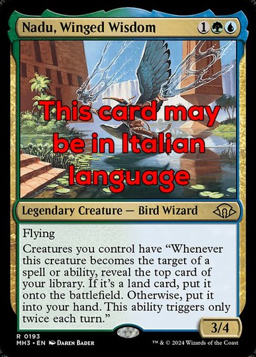 Mtg nadu winged wisdom exc - nadu,,