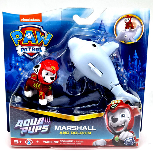 Personaggio paw patrol - paw, aqua