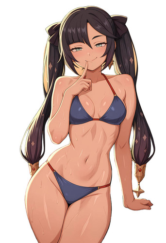 Adesivo mona genshin impact - mona,