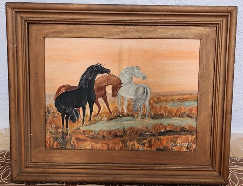 Quadro dipinto mano figura - quadro,