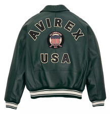 Bomber uomo verde Avirex vera