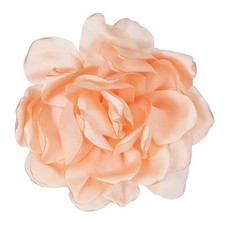 Spilla fiore raso seta 4,7"