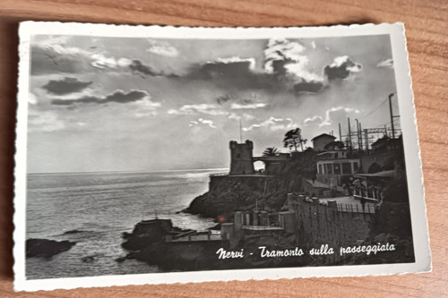 Cartolina italia genova - cartolina, nervi