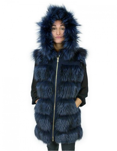Gilet pelliccia volpe 48 - di,
