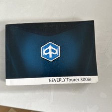 LIBRETTO USO E MANUTENZIONE BEVERLY TOURER 300ie PIAGGIO 2009 ORIGINAL
