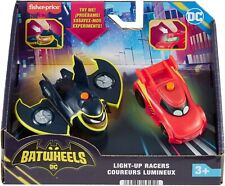 Fisher-Price DC Batwheels - Set da 2 macchinine luminose in scala 1:55, 3 anni +
