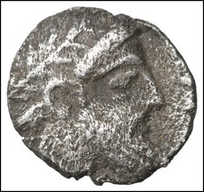 FENICIA Arados 400-384 a.C. 1/16 Shekel monete argento moneta greca antica