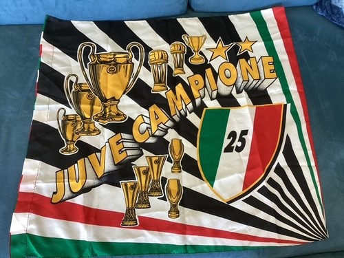 Bandiera calcio raso juve - bandiera,