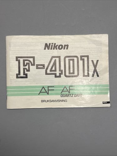 Nikon 401x quartz date - nikon, af