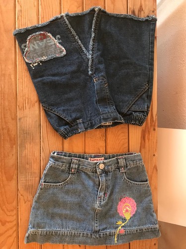 Minigonne jeans bambina - minigonne,