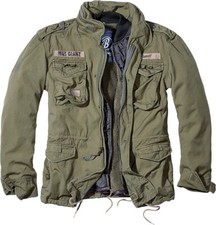 BRANDIT Giubbotto Giacca uomo militare M-65 GIANT Parka 2 in 1 Jacket Olive