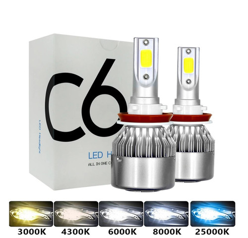 Coppia faro lampadine - coppia, c6-h7