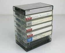 Lotto 8 MC Musicassette Cassette TAPE REGISTRABILI Vintage Stock TDK SF 60 90
