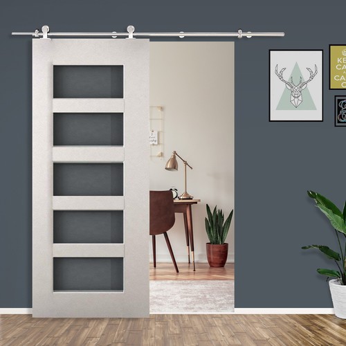 Wooden sliding door - door, kit