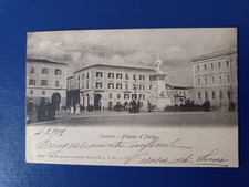 644a cartolina sassari piazza - cartolina,