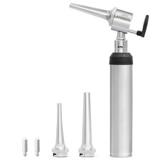 ® Otoscopio Veterinario Professionale a Testa Aperta Illuminazione LED 3V a Luce