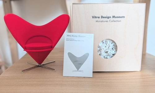 Sedia vitra miniatura cuore - miniatura,