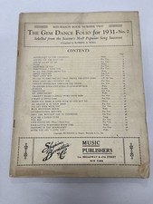 The Gem Dance Folio per 1931