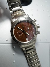 Breguet Type XX Ref.3820 Ti Transatlan brown Tropical Dial Case Titanio Full Set