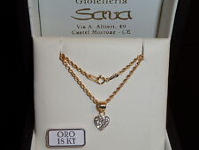 Collana funetta torchon oro