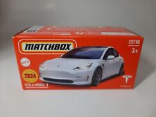 Matchbox 2024 Mattel Tesla Model 3 53/100 Box Modellino 1/64