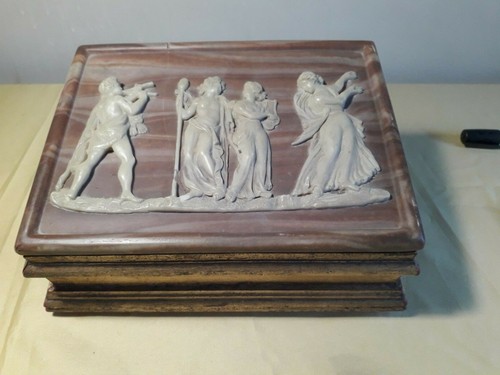 Antica scatola portagioie - antica,