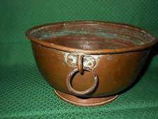 Catino in rame Secolo XIX  Copper Bowl SGR1 ^