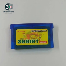 Super Mario Bros Cartuccia Gioco GBA 369 in 1 Anime Cartoon Regalo per Bambini