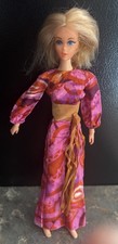 BAMBOLA BARBIE VINTAGE ANNI 70 MATTEL BIONDA GAMBA PIEGHEVOLE LIVE ACTION #1155