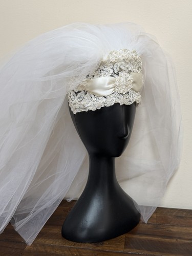 Vintage copricapo sposa - copricapo, da