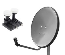 Impianto satellitare 80 cm HD